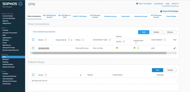 050618 0250 SITETOSITEV26 768x372 - STEP BY STEP TO BUILD SITE-TO-SITE VPN FROM SOPHOS XG FIREWALL TO AZURE