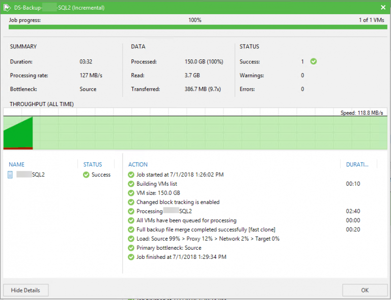 070118 2044 VEEAMTROUBL4 768x591 - Fix VEEAM Backup Job failed to create change tracking time stamp for virtual disk file