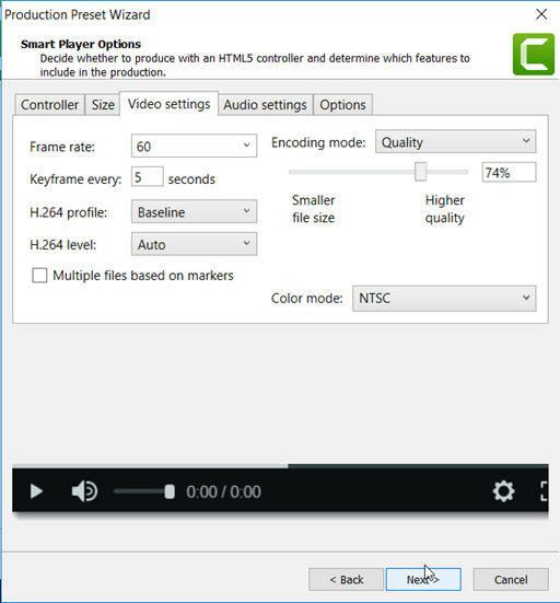 Edit and Upload Camtasia at 60 FPS