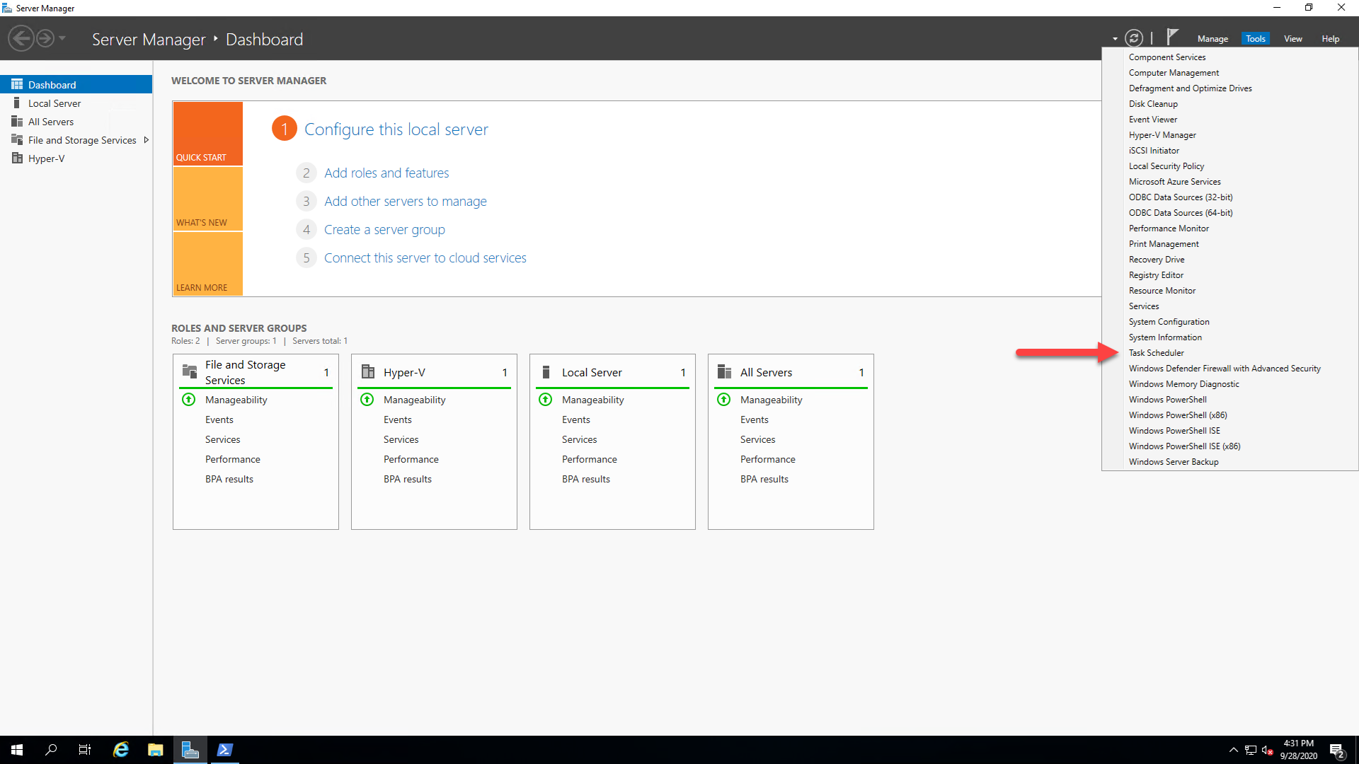 101020 0159 UsingTaskSc1 - How to Schedule Auto Shutdown (Reboot) Server