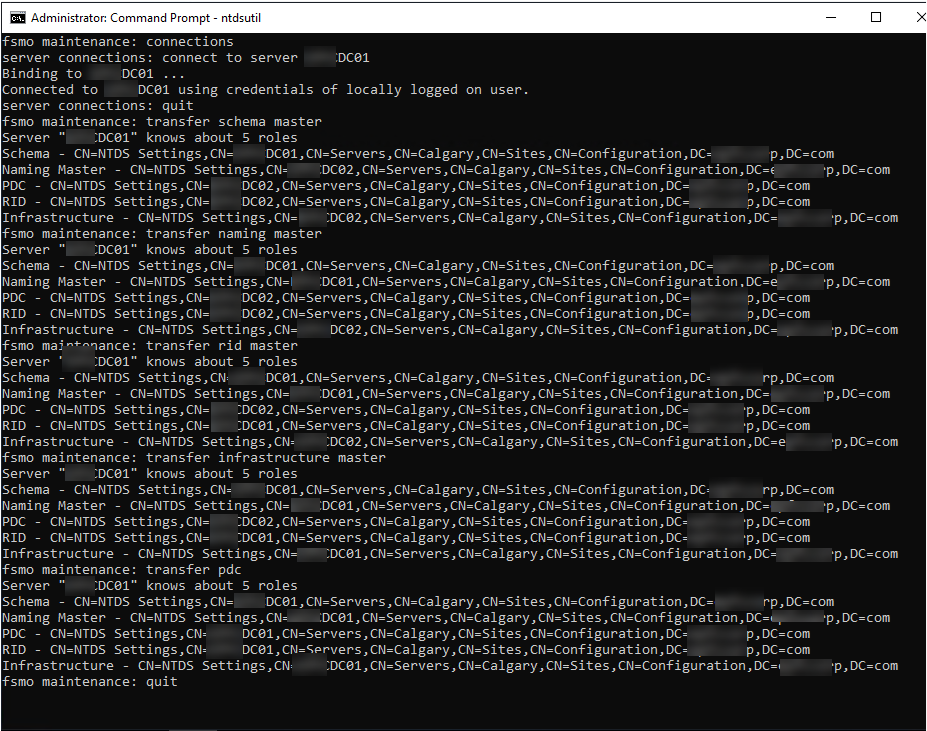 101020 0243 HowtoTransf12 - How to Transfer FSMO Roles and Time Server Roles to new Domain Controller