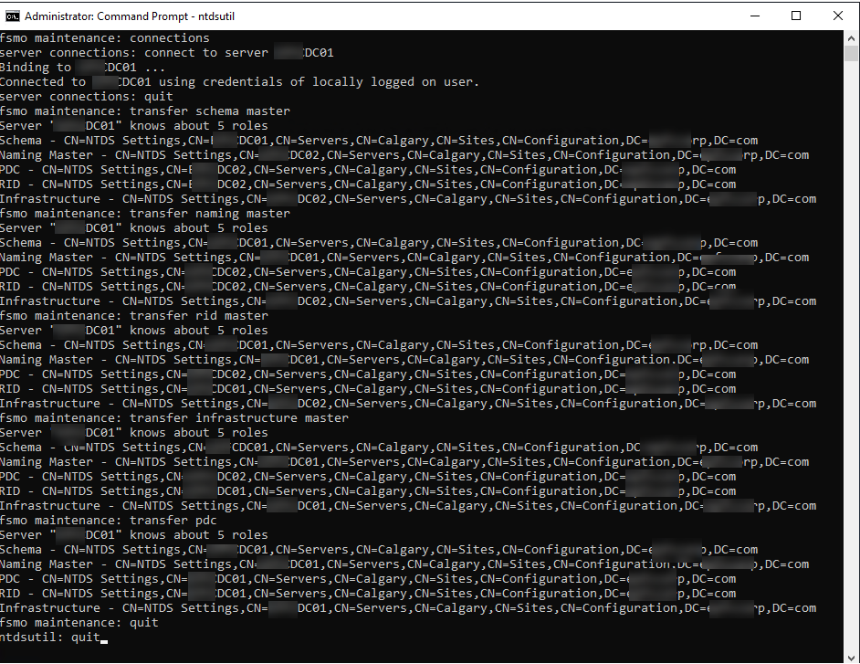 101020 0243 HowtoTransf13 - How to Transfer FSMO Roles and Time Server Roles to new Domain Controller