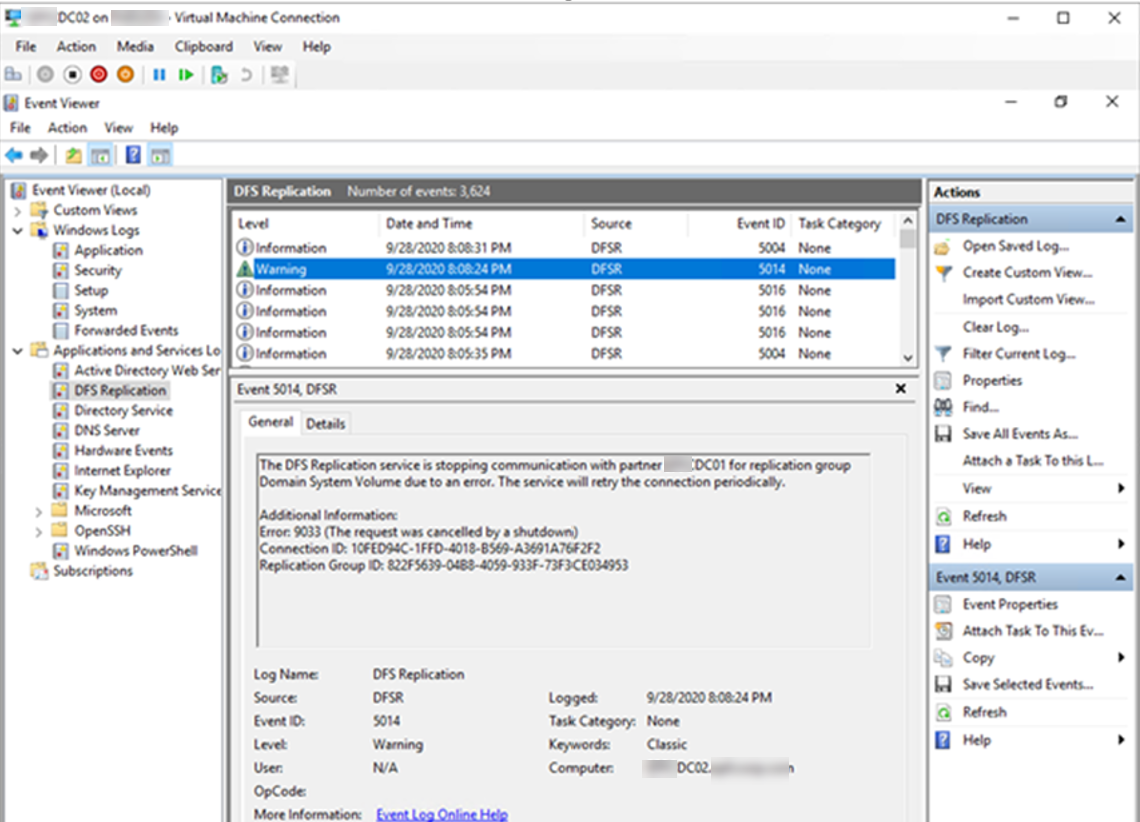 101020 0533 HowtoFixMis16 - How to Fix Missing SYSVOL and NETLOGON share and replication issues on new Domain Controller at Azure