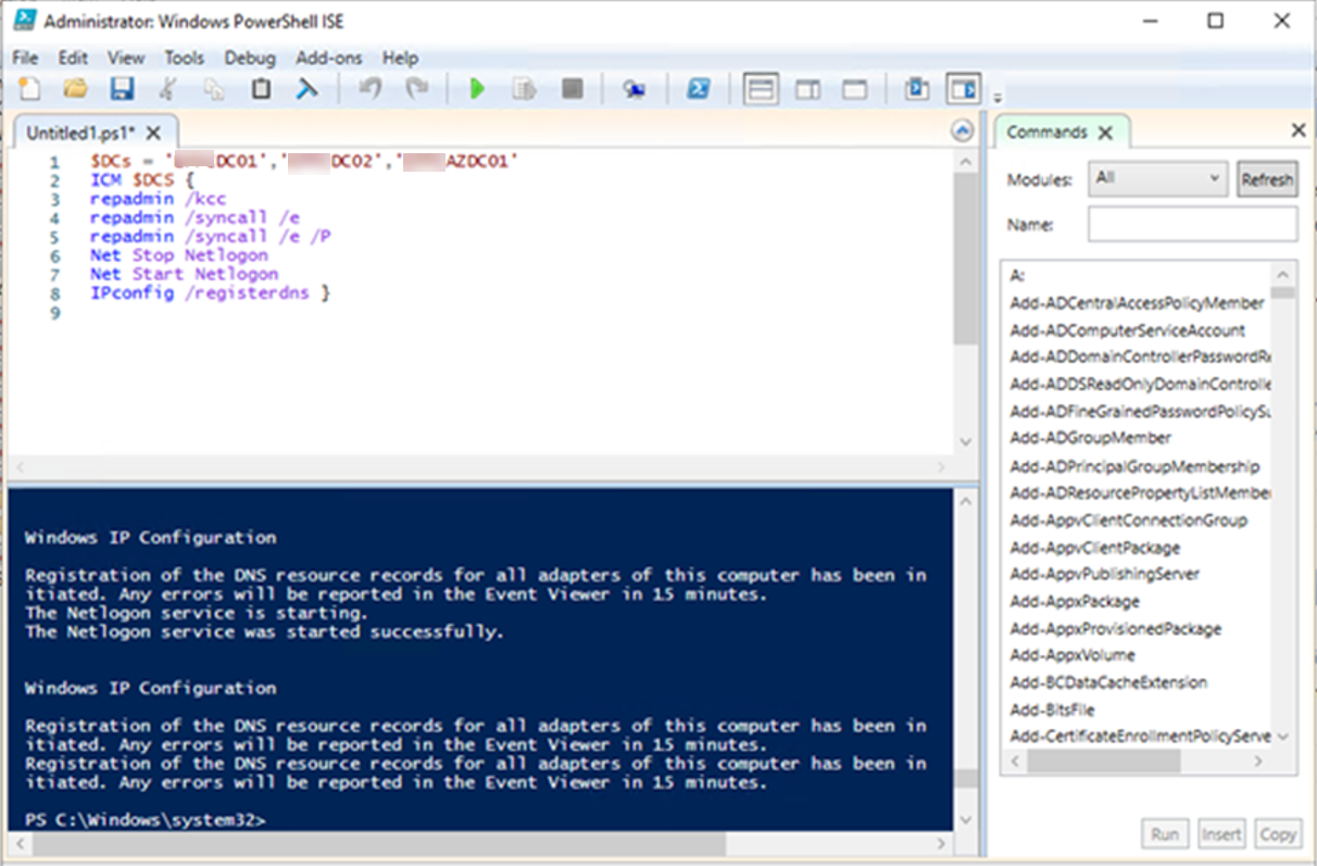 101020 0533 HowtoFixMis37 - How to Fix Missing SYSVOL and NETLOGON share and replication issues on new Domain Controller at Azure