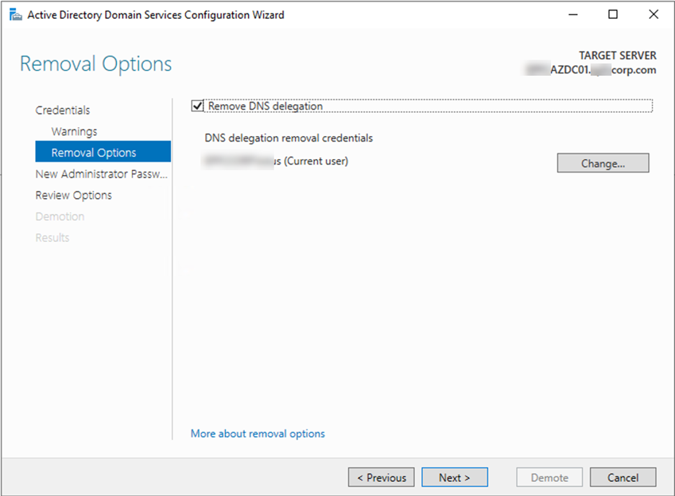 101120 0520 HowtoDemote14 - How to Demote Microsoft Windows Server 2019 Domain Controller Virtual Machine at Azure