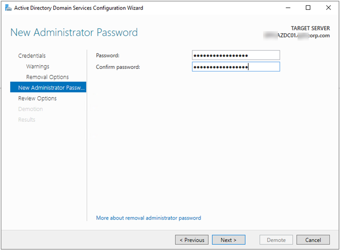 101120 0520 HowtoDemote15 - How to Demote Microsoft Windows Server 2019 Domain Controller Virtual Machine at Azure