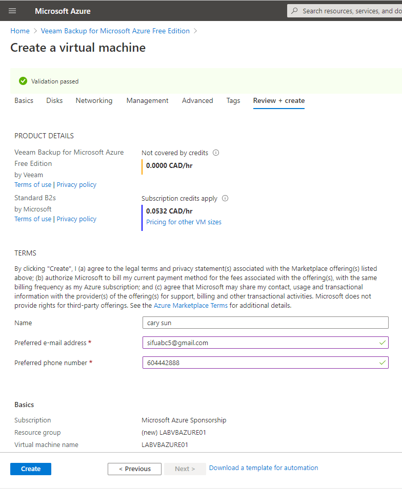 102020 1922 HowtoInstal25 - How to Install Veeam Backup for Microsoft Azure 1.0