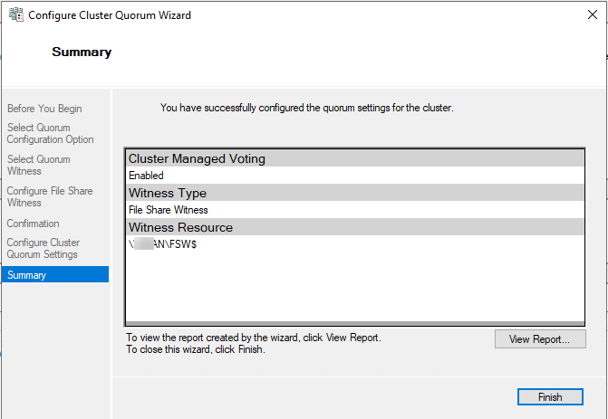 102020 1923 Howtofixsto20 - How to fix storage space direct cluster file share witness failed