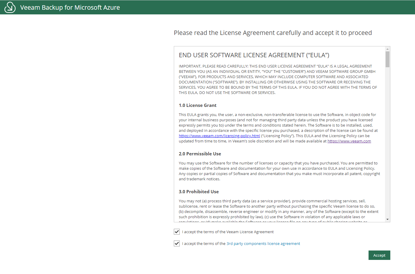 102220 2115 HowtoConfig2 - How to configure Veeam Backup for Microsoft Azure 1.0 with auto create service account