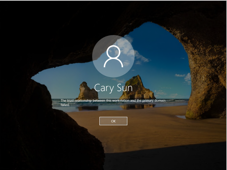 122321 2123 Howtofixtru1 768x577 - How to fix trust relationship between workstation and primary domain failed without rejoin domain