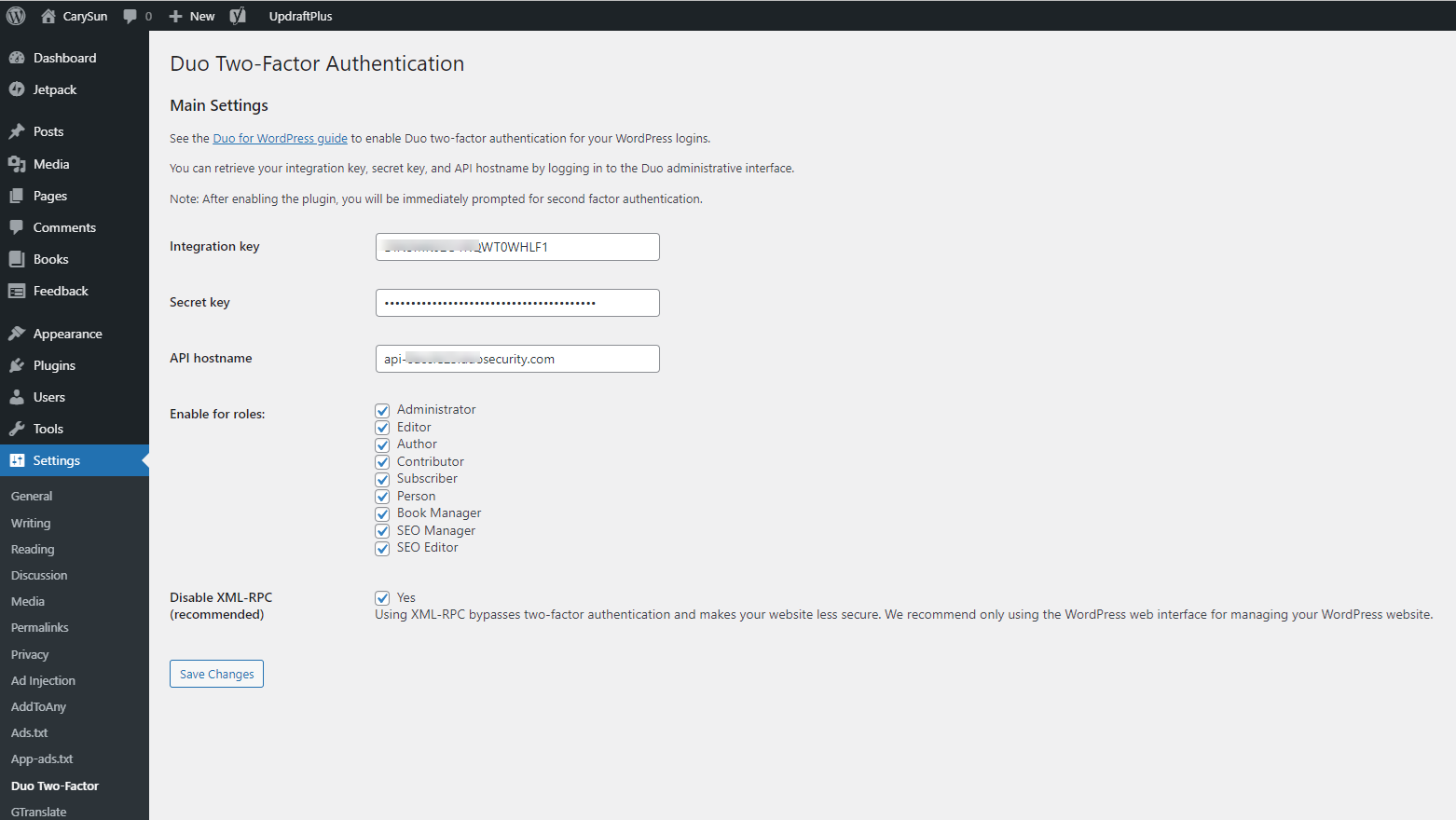 122821 1939 Howtoconfig11 - How to configure Cisco DUO two-factor authentication for WordPress