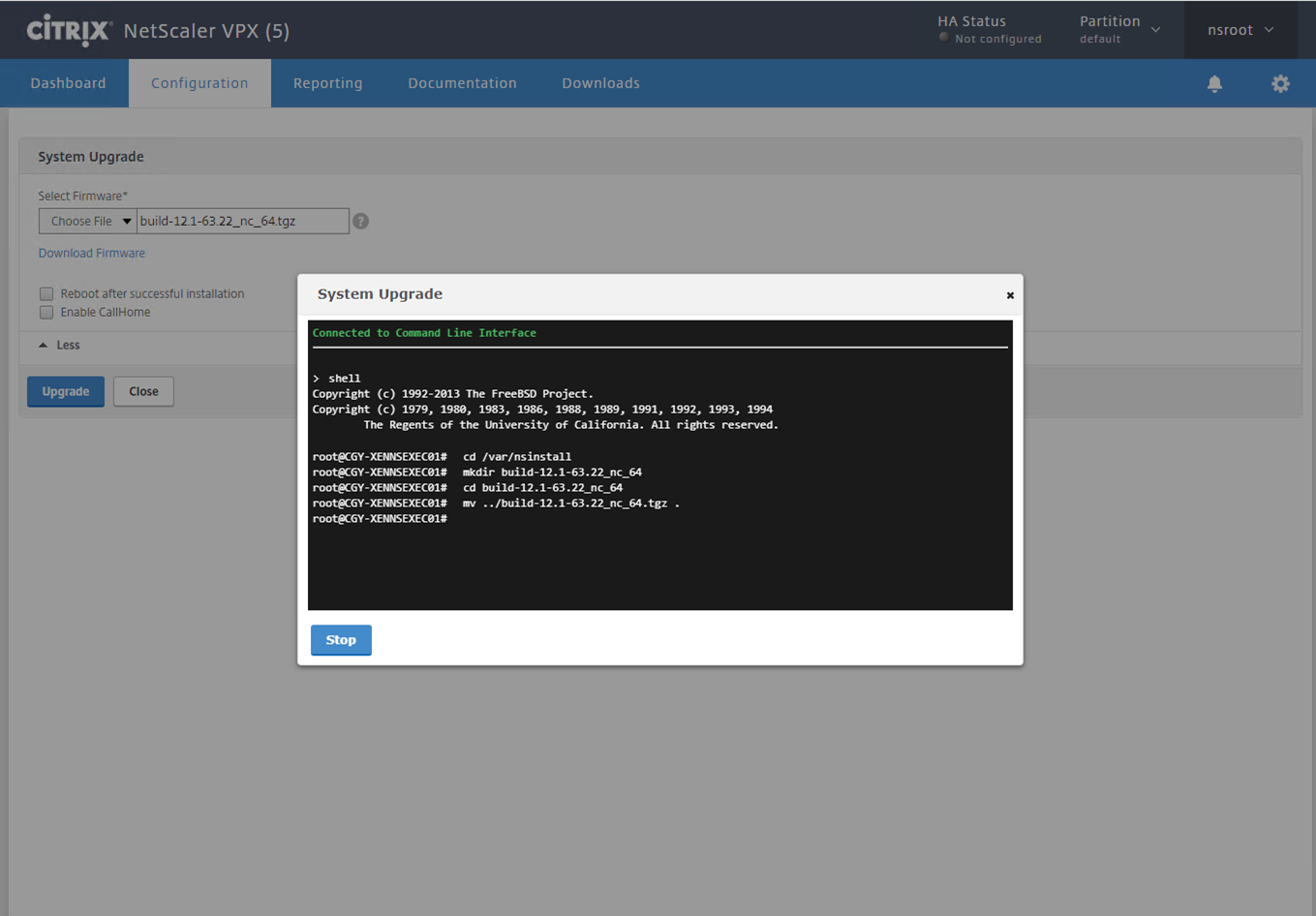 010122 2002 Howtoupgrad21 - How to upgrade Citrix ADC from 11.1 to 12.1