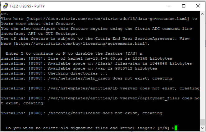 010422 1917 Howtoupgrad9 - How to upgrade Citrix ADC firmware through CLI