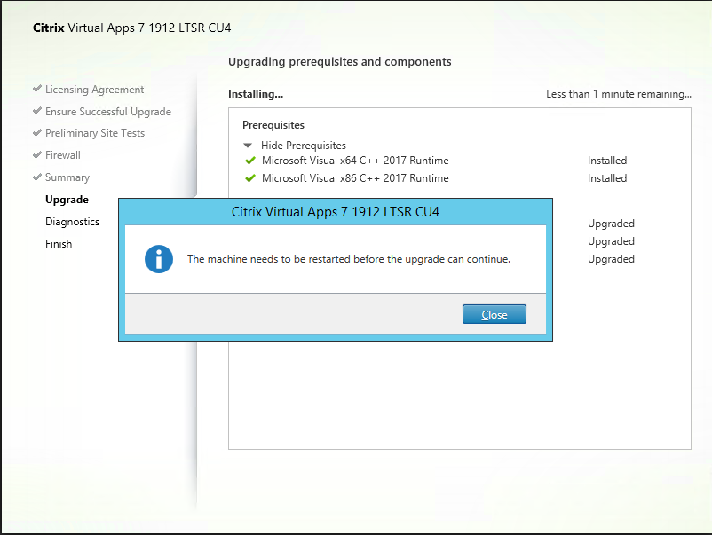 010922 2014 Howtoupgrad18 - How to upgrade Citrix XenApp 7.15 LTSR to Virtual Apps 7 1912 LTSR