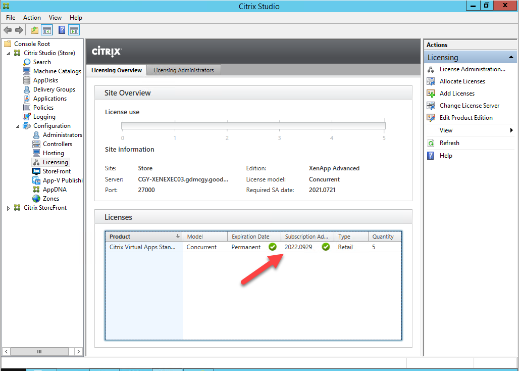 011022 1837 HowtofixCus11 - How to fix Customer Success Services date error at Citrix licensing configuration