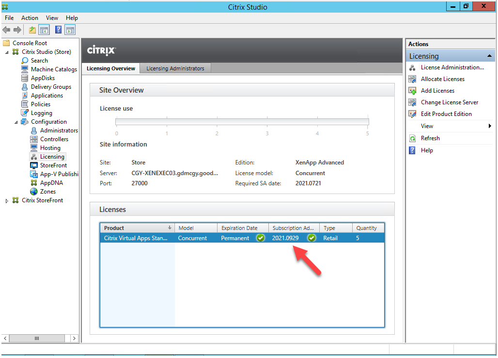 011022 1837 HowtofixCus2 - How to fix Customer Success Services date error at Citrix licensing configuration