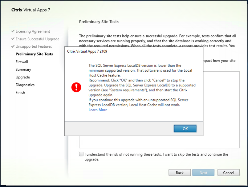 011122 0105 Howtoreplac2 - How to replace SQL Server Express LocalDB for Citrix Virtual Apps server