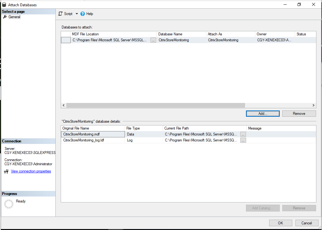 011122 0105 Howtoreplac48 - How to replace SQL Server Express LocalDB for Citrix Virtual Apps server