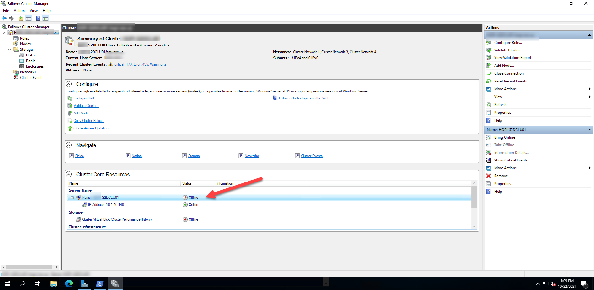 021522 1708 Howtomovefa11 - How to move failover clusters on the same hardware to another domain