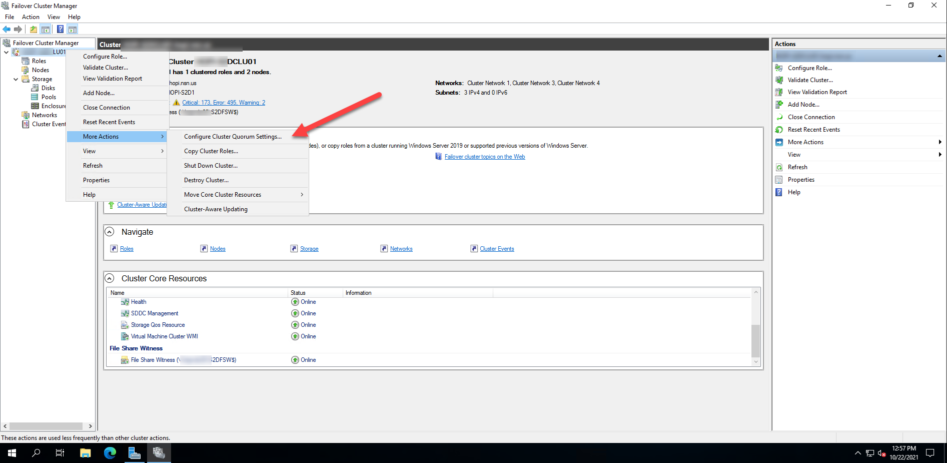 021522 1708 Howtomovefa2 - How to move failover clusters on the same hardware to another domain