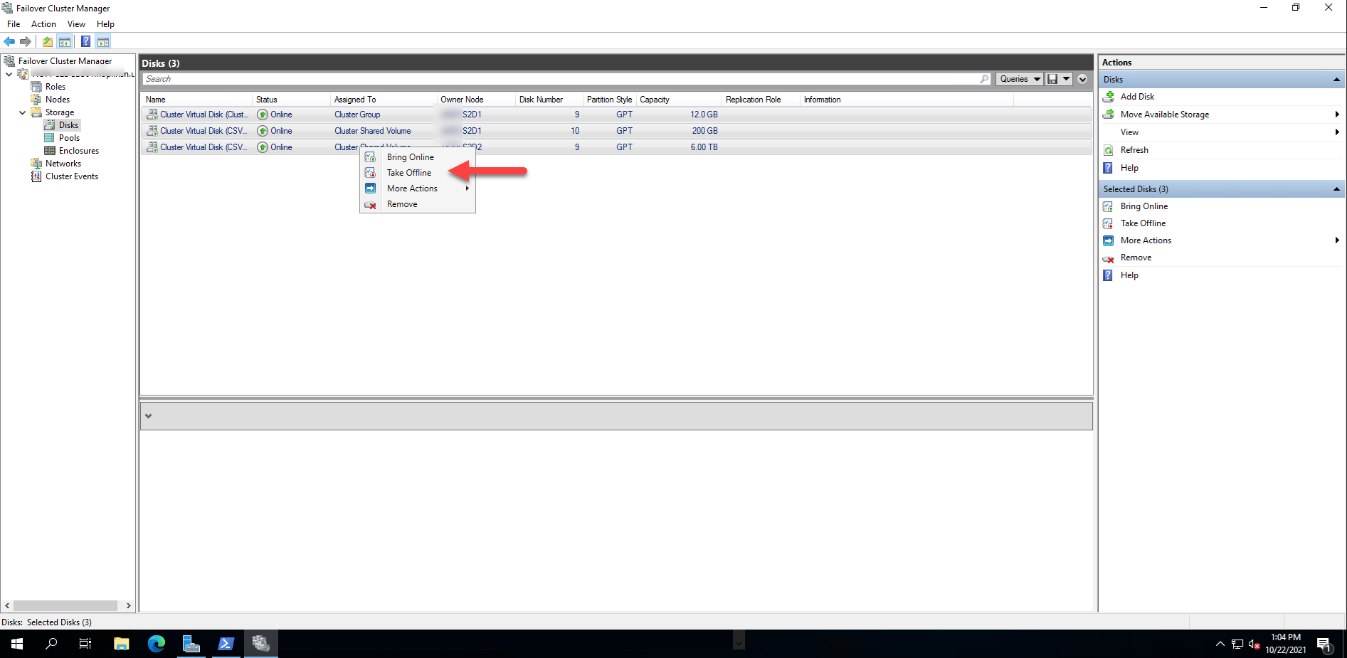 021522 1708 Howtomovefa9 - How to move failover clusters on the same hardware to another domain