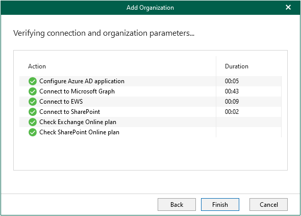 041422 1611 Howtoaddorg17 - How to add organization with Modern app-only authentication and register a new Azure AD application automically for Veeam Backup for Microsoft Office 365