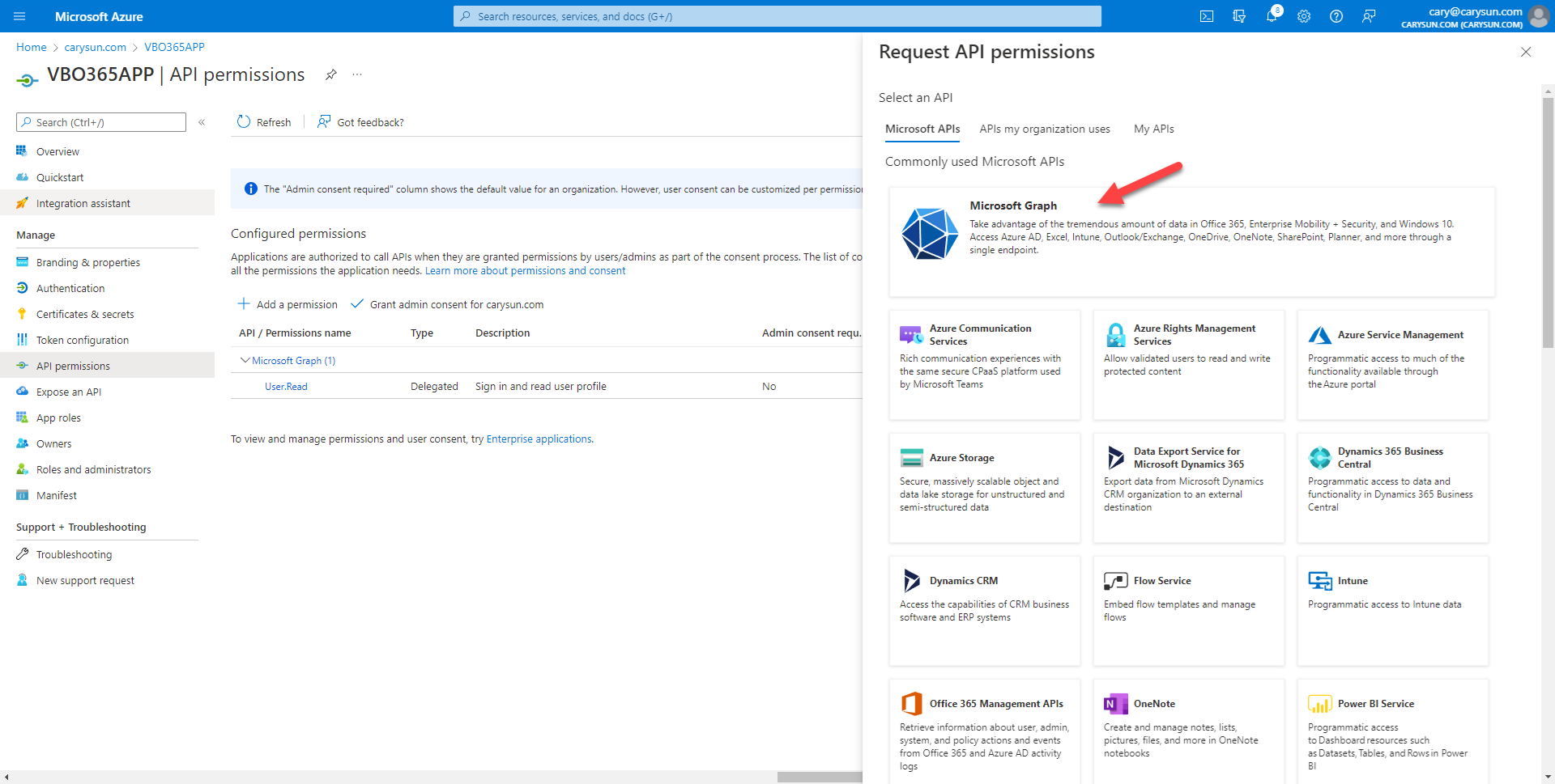 042022 1642 Howtoconfig10 - How to configure Azure AD Application Permissions for Modern App-Only Authentication of Veeam Backup for Microsoft 365