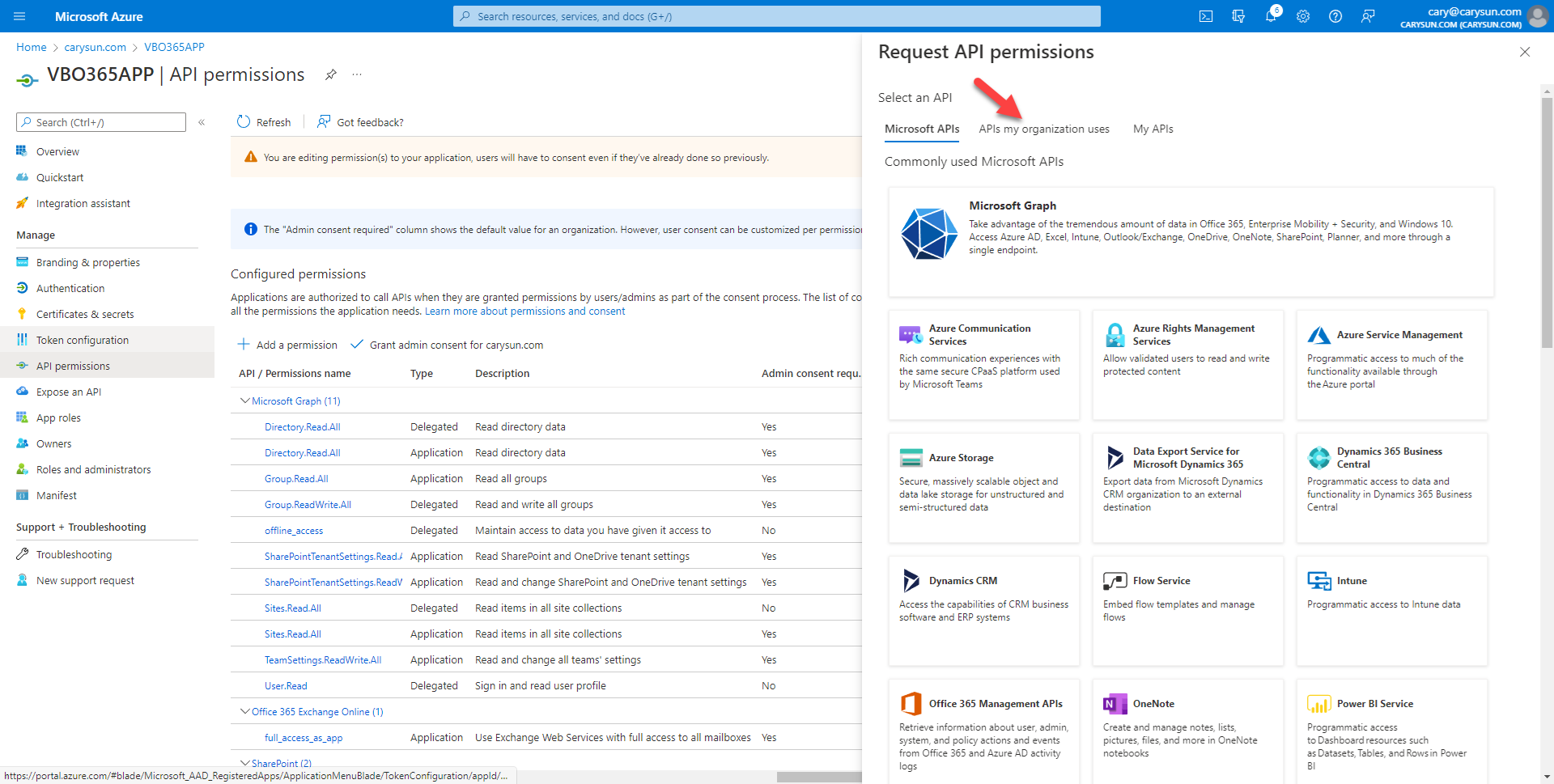 042022 1642 Howtoconfig34 - How to configure Azure AD Application Permissions for Modern App-Only Authentication of Veeam Backup for Microsoft 365