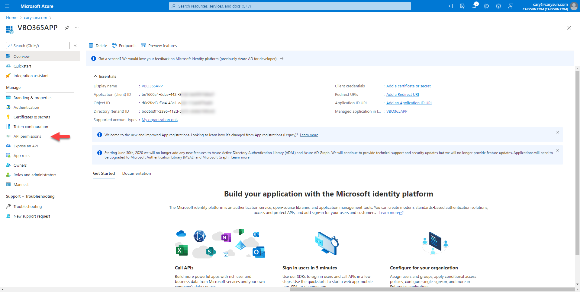 042022 1642 Howtoconfig8 - How to configure Azure AD Application Permissions for Modern App-Only Authentication of Veeam Backup for Microsoft 365