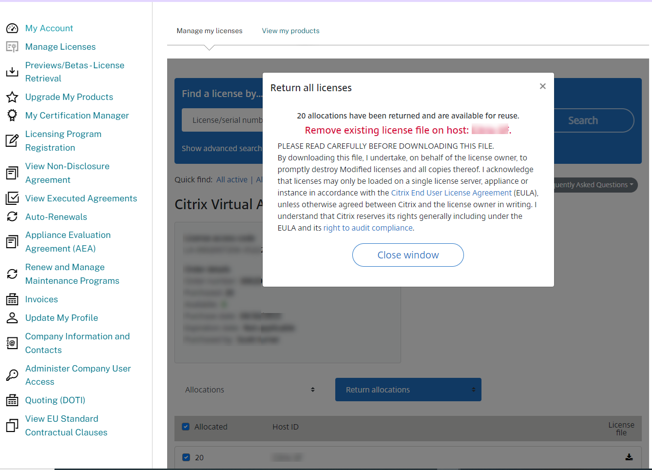 050922 1749 Howtoreallo20 - How to re-allocate Citrix licenses