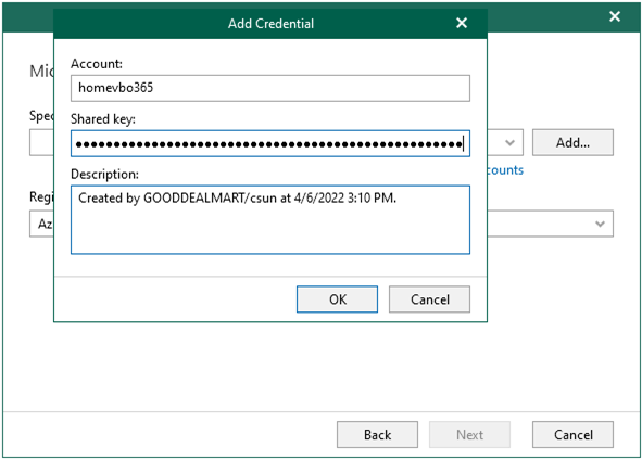 052622 1821 HowtoaddMic31 - How to add Microsoft Azure Archive Storage Repository without Azure archiver appliance at Veeam Backup for Microsoft 365