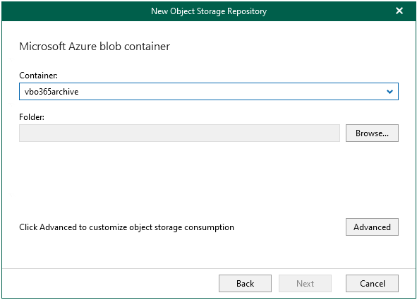 060122 1633 HowtoMicros33 - How to add Microsoft Azure Archive Storage Repository with Azure archiver appliance at Veeam Backup for Microsoft 365