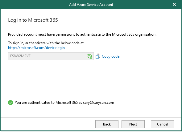 060122 1633 HowtoMicros55 - How to add Microsoft Azure Archive Storage Repository with Azure archiver appliance at Veeam Backup for Microsoft 365