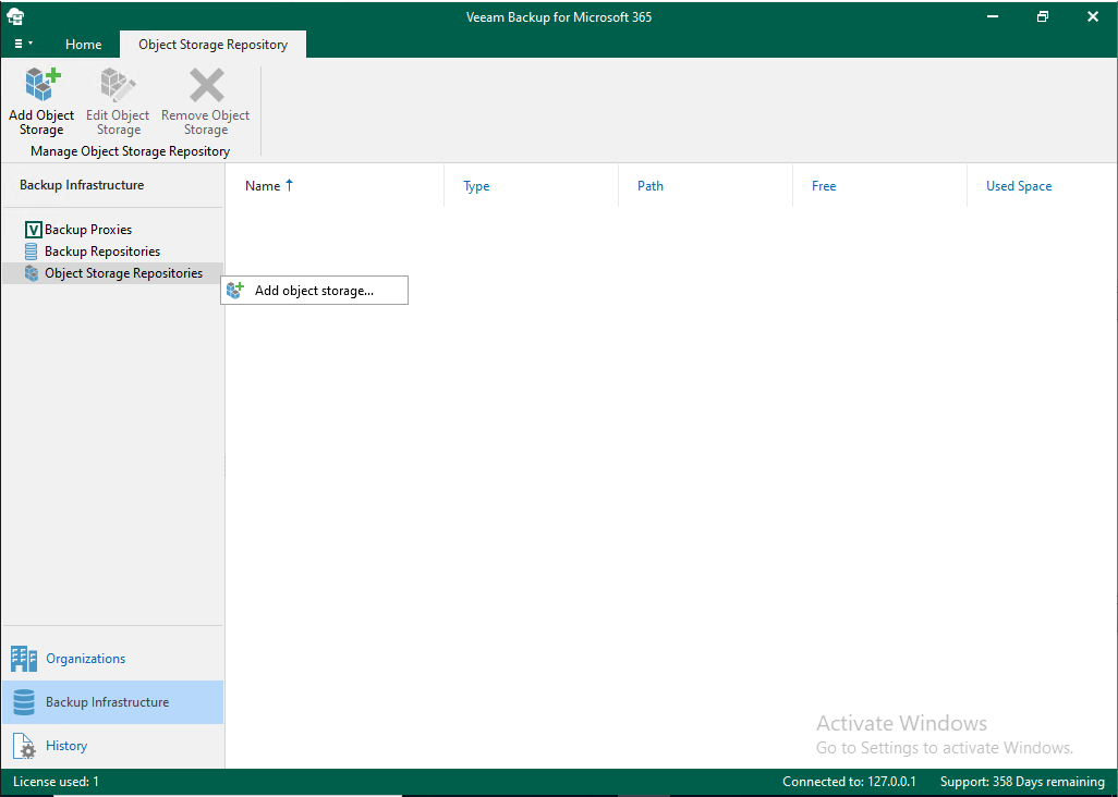 012923 0541 HowtoaddMic27 - How to add Microsoft Azure blob object storage repositories in Veeam Backup for Microsoft 365 v6