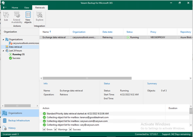 012923 2003 Howtocreate11 768x546 - How to create an Exchange data retrieval job in Veeam Backup for Microsoft 365 v6