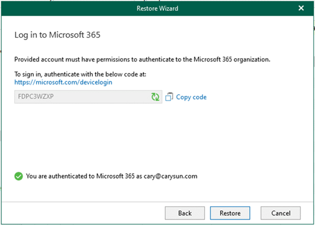 013023 0312 Howtorestor12 - How to restore Exchange data from retrieved data in Veeam Backup for Microsoft 365 v6