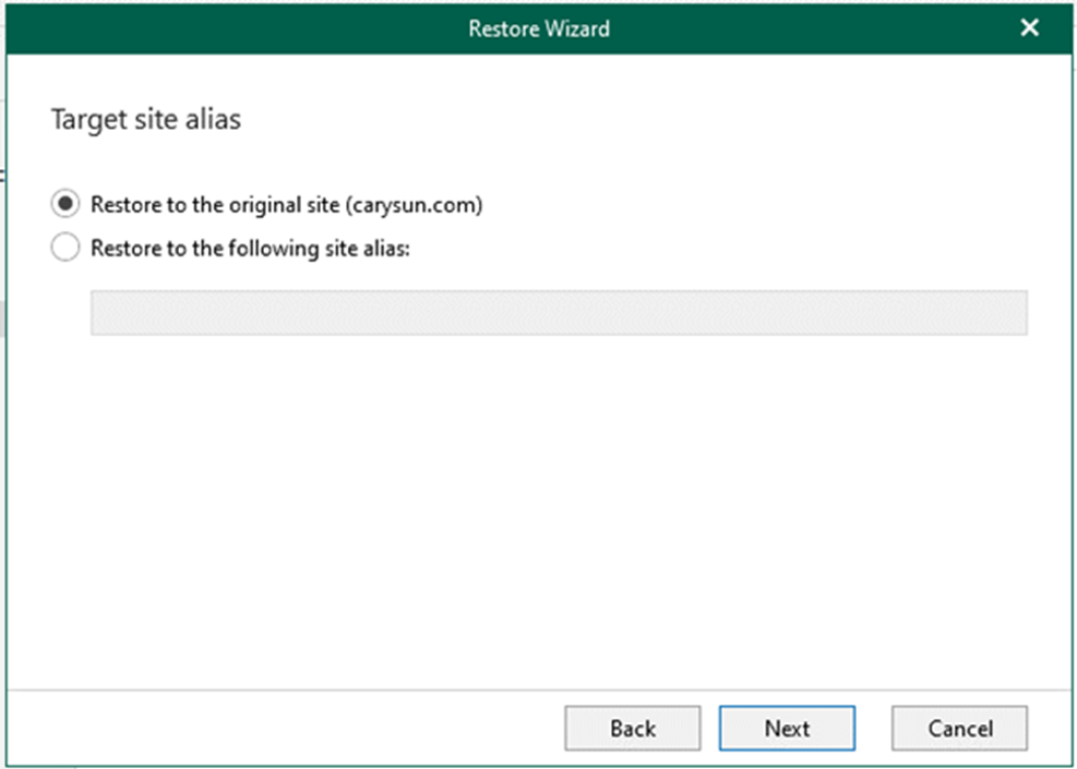 020423 1922 Howtorestor13 - How to restore SharePoint Data from retrieved data in Veeam Backup for Microsoft 365 v6