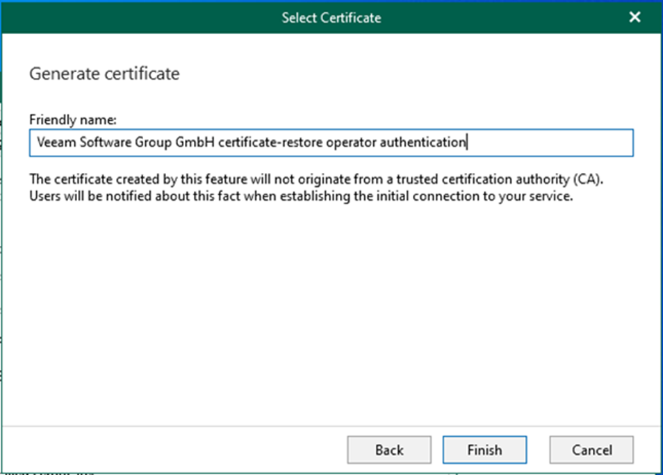 020523 0609 Howtoconfig8 - How to configure the REST API and Restore Portal on a separate server for Veeam Backup for Microsoft 365 v6