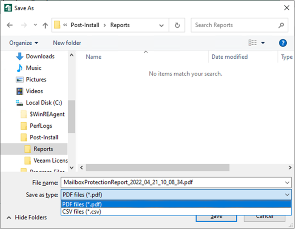 020523 2219 Howtocreate3 - How to create Mailbox Protection Reports from the Veeam Backup for Microsoft 365