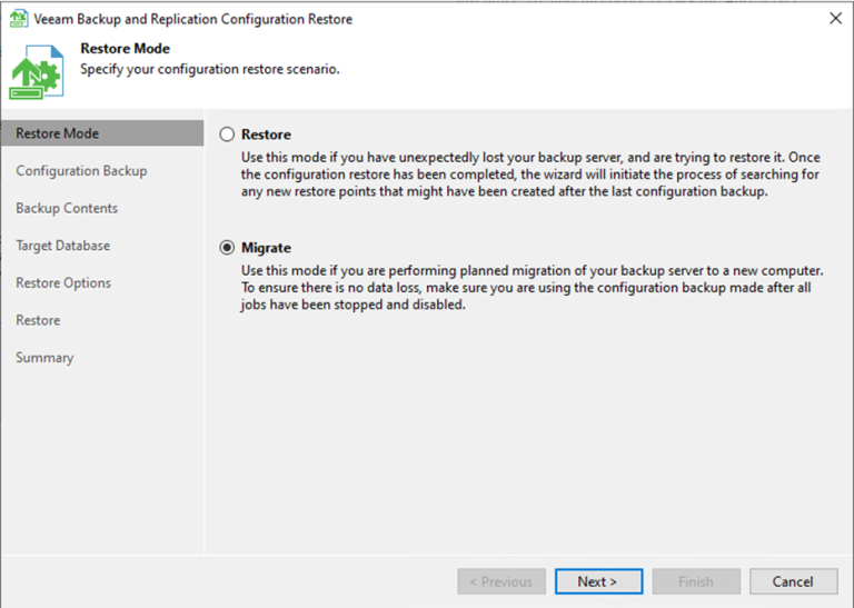 082223 2024 Howtomigrat9 768x547 - How to migrate the Existing Veeam Backup and Replication to the new server with PostgreSQL