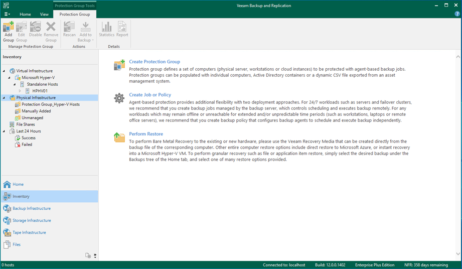 082323 2132 HowtoaddVee2 - How to add Veeam Agent to On-Premises Linux Physical machines at Veeam Backup and Replication v12