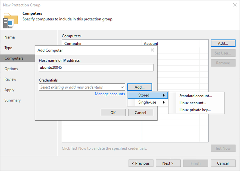 082323 2132 HowtoaddVee6 - How to add Veeam Agent to On-Premises Linux Physical machines at Veeam Backup and Replication v12