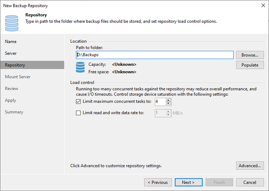 082523 1642 Howtoaddthe8 - How to add the Microsoft Windows Server’s local directory as a Backup Repository at Veeam Backup and Replication v12