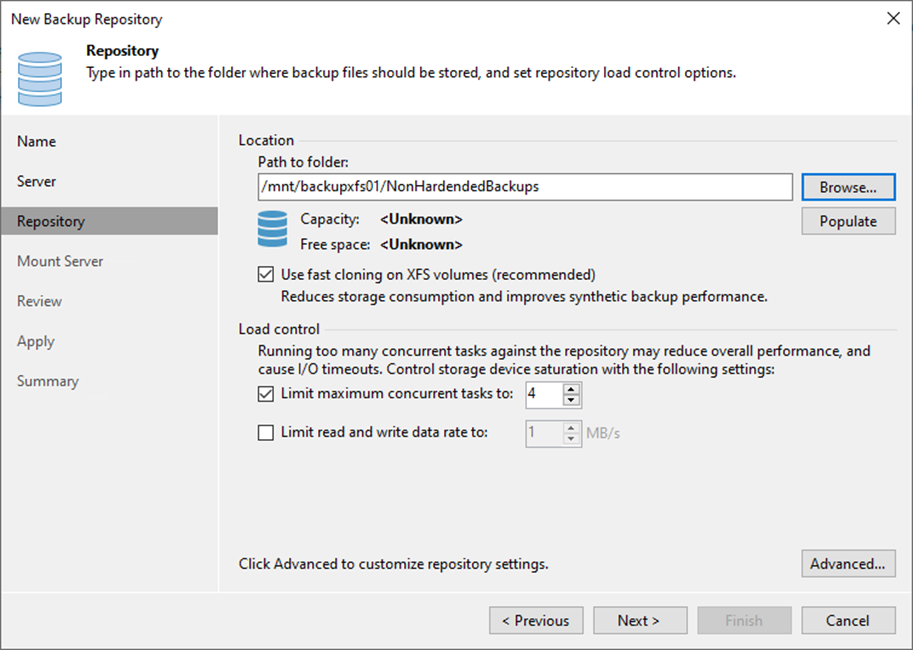 082523 1716 Howtoaddthe10 - How to add the Linux Server’s local directory as a Backup Repository at Veeam Backup and Replication v12