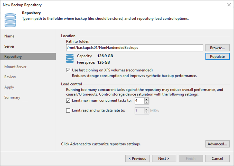 082523 1716 Howtoaddthe11 - How to add the Linux Server’s local directory as a Backup Repository at Veeam Backup and Replication v12