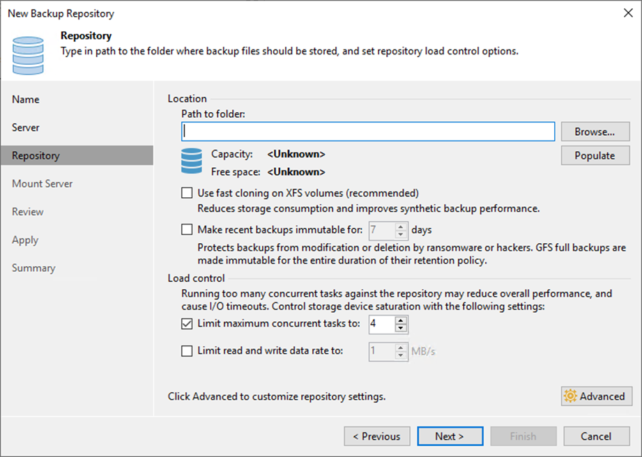 082523 1716 Howtoaddthe8 - How to add the Linux Server’s local directory as a Backup Repository at Veeam Backup and Replication v12