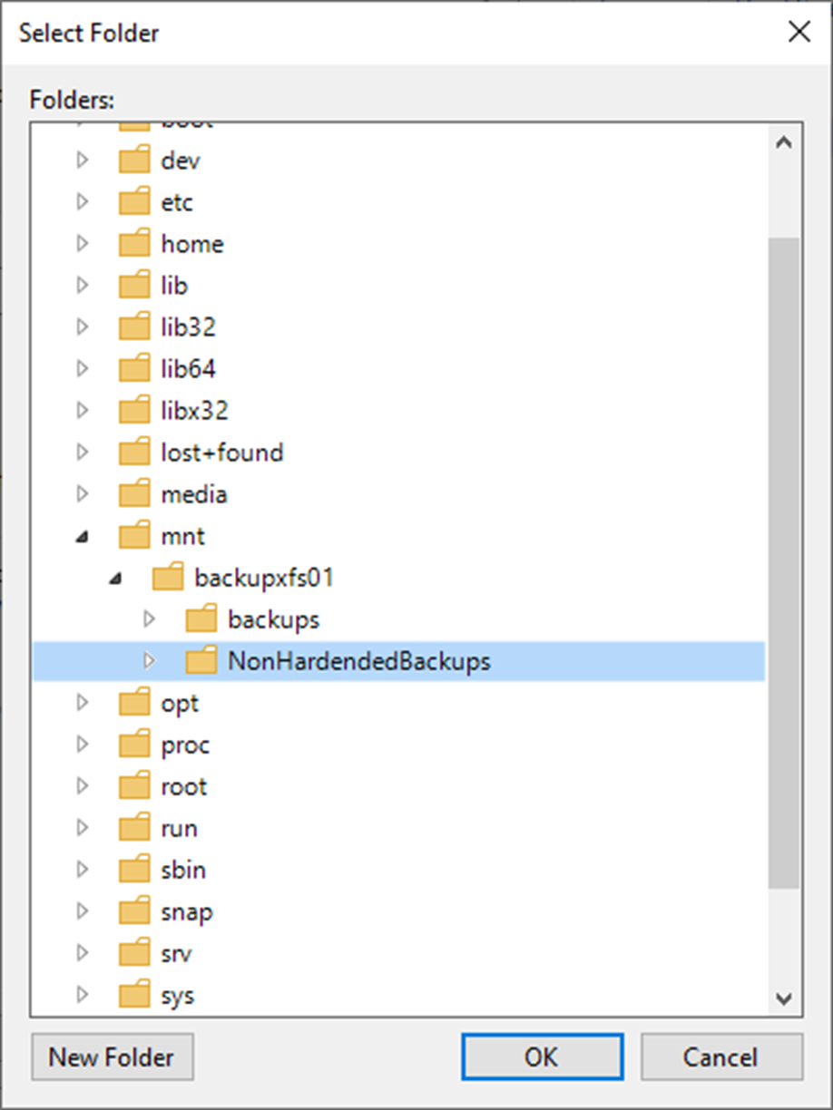 082523 1716 Howtoaddthe9 - How to add the Linux Server’s local directory as a Backup Repository at Veeam Backup and Replication v12