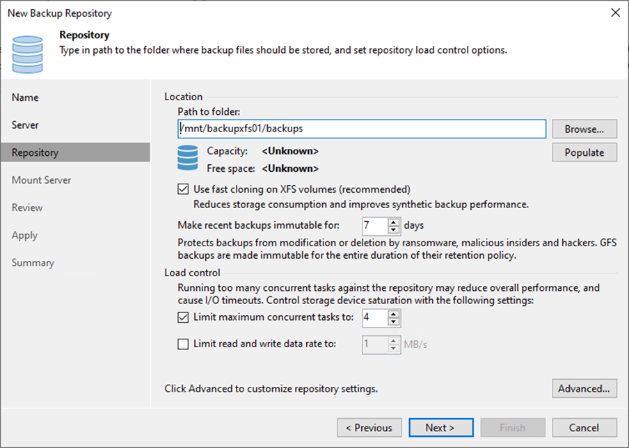 082523 1748 Howtoaddthe10 - How to add the Linux Server’s local directory as a Hardened Backup Repository at Veeam Backup and Replication v12