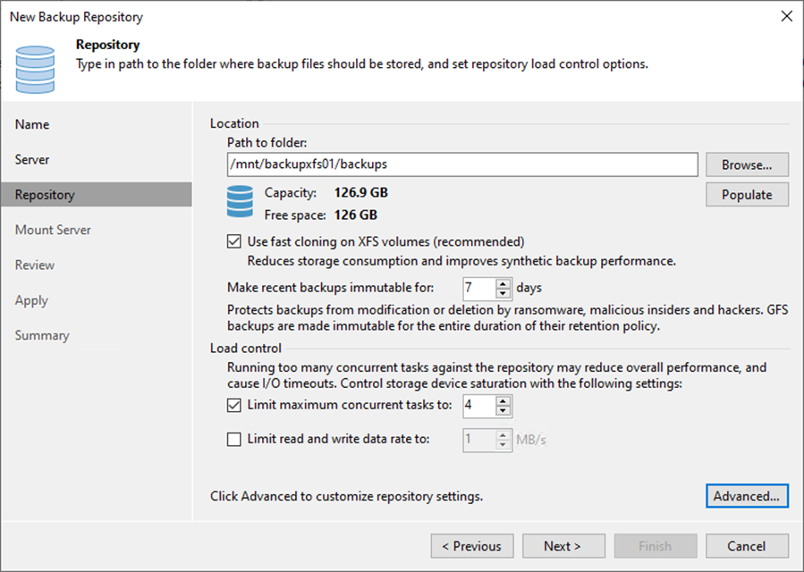 082523 1748 Howtoaddthe11 - How to add the Linux Server’s local directory as a Hardened Backup Repository at Veeam Backup and Replication v12