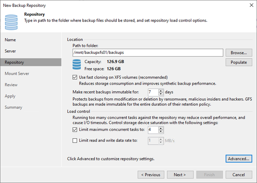 082523 1748 Howtoaddthe13 - How to add the Linux Server’s local directory as a Hardened Backup Repository at Veeam Backup and Replication v12